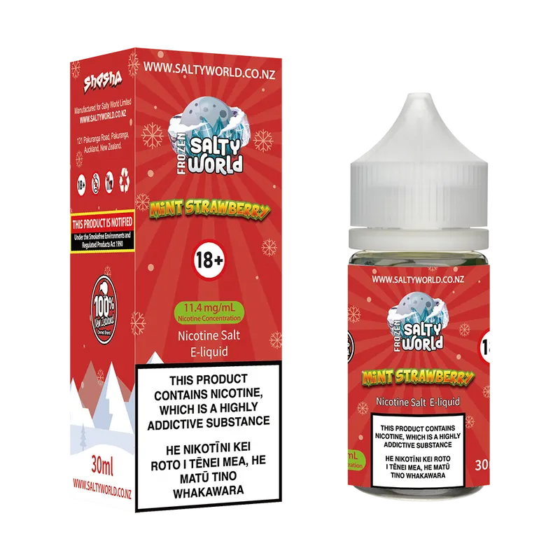 Mint Strawberry Nicotine Salt E-liquid