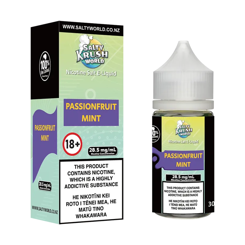 Passionfruit Mint Nicotine Salt E-Liquid