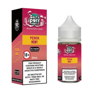 Peach Mint Nicotine Salt E-Liquid