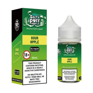 Sour Apple Nicotine Salt E-Liquid