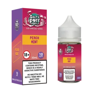 Peach Mint Sub-Ohm Nicotine Salt E-liquid