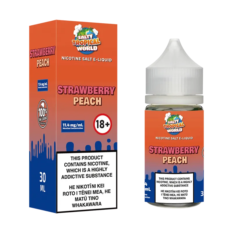 Strawberry Peach Nicotine Salt E-liquid