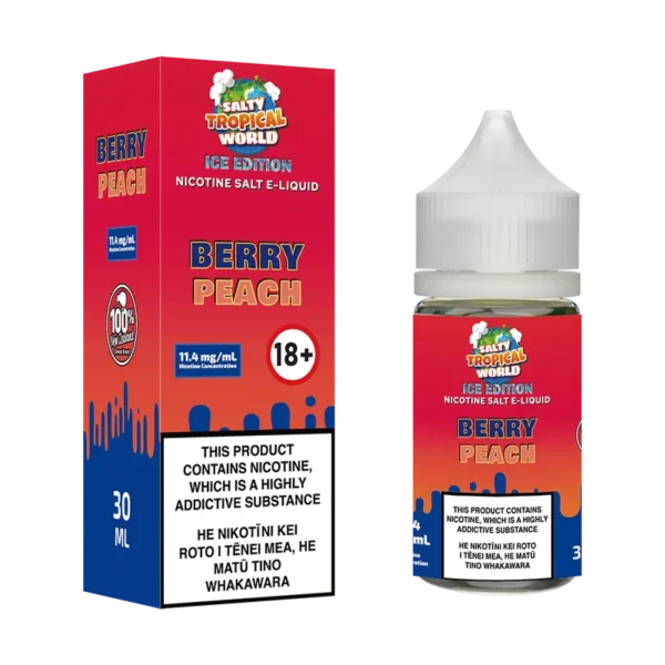 [Ice Edition] Berry Peach Nicotine Salt E-Liquid
