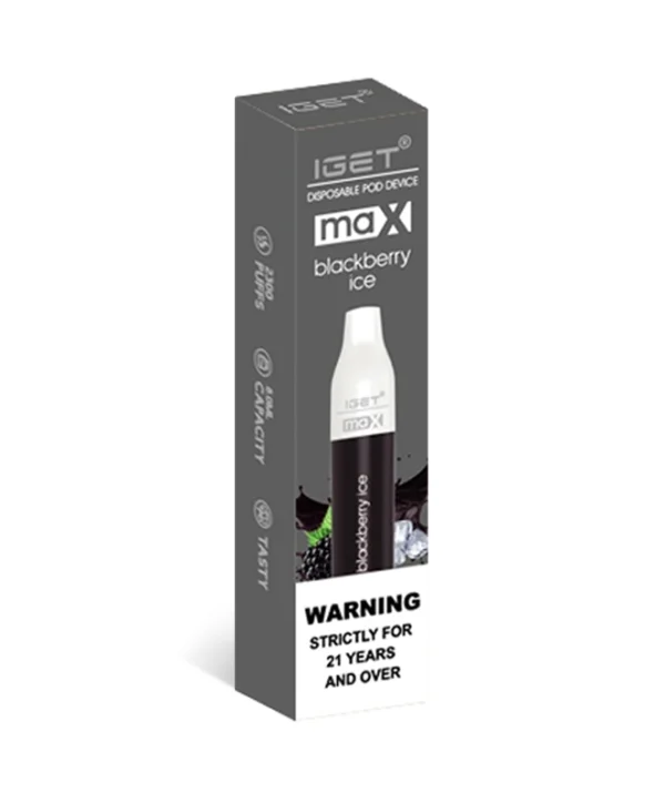 Blackberry Ice 2200 Puffs Disposable Vape IGET Max