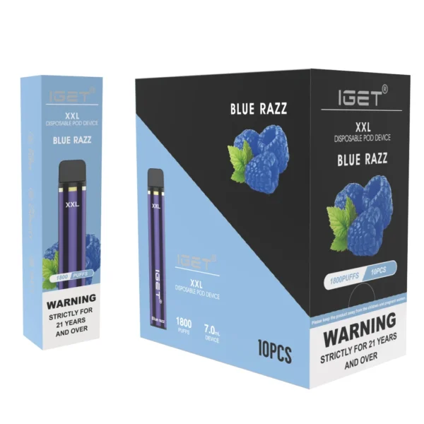 IGET XXL 1800 Puffs Disposable 10 x IGET XXL