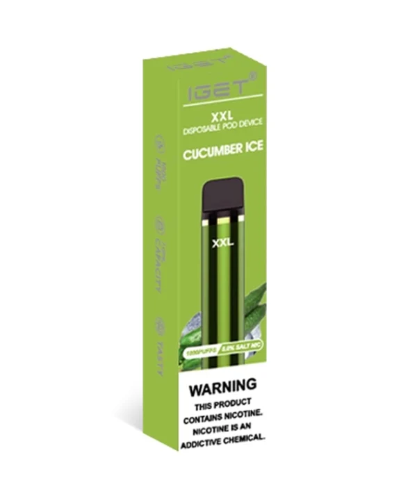 Cucumber Ice 1800 Puffs Disposable IGET XXL