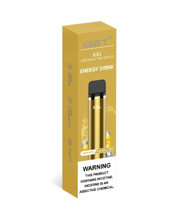 Energy Drink 1800 Puffs Disposable IGET XXL