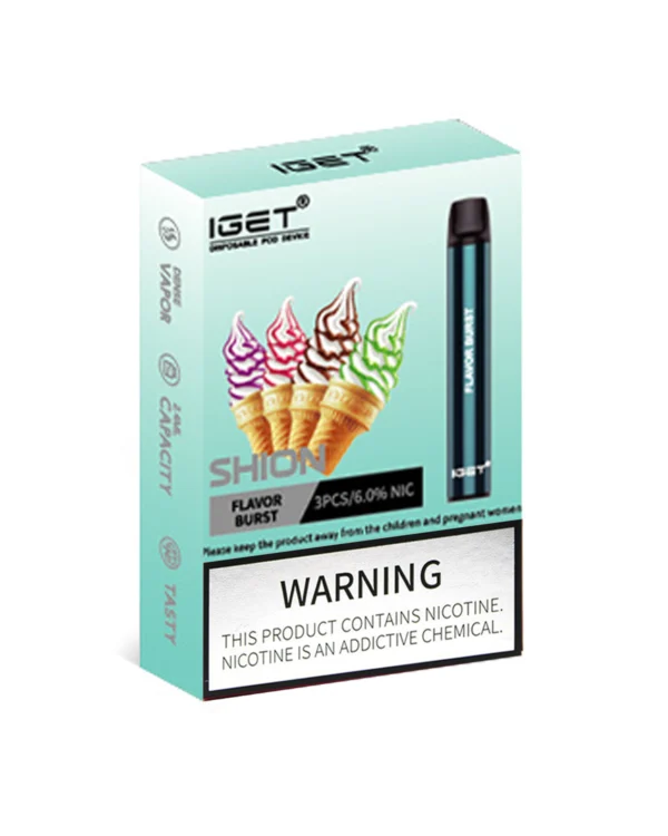 Flavor Burst 600 Puffs Disposable 3 x IGET Shion - Image 2
