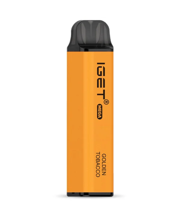 Golden Tobacco 3500 Puffs Disposable Vape IGET Mega
