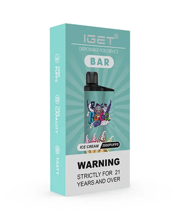 Ice Cream 3500 Puffs Disposable Vape IGET Bar