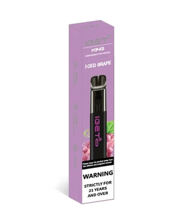 Iced Grape 2600 Puffs Disposable Vape IGET King