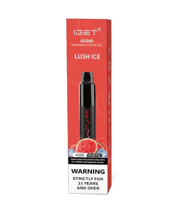 Lush Ice 4000 Puffs Disposable Vape IGET Legend - Image 2
