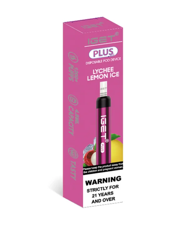 Lychee Lemon Ice 1200 Puffs Disposable Vape IGET Plus