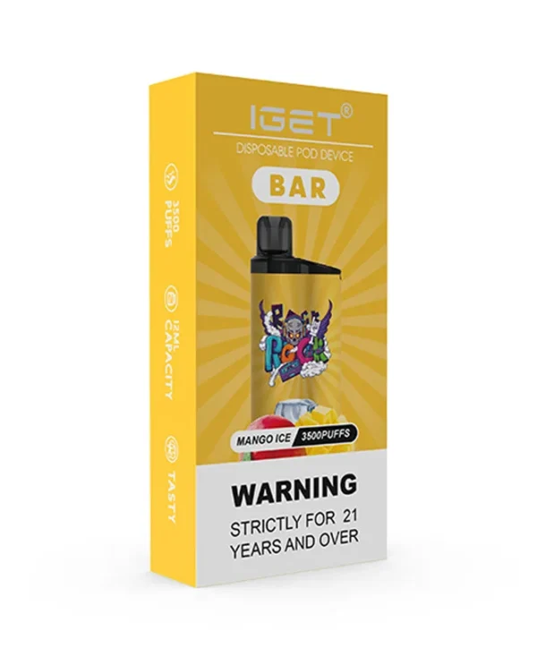Mango Ice 3500 Puffs Disposable Vape IGET Bar