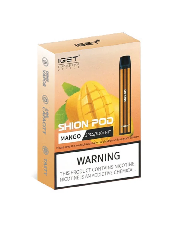 Mango 600 Puffs Disposable 3 x IGET Shion