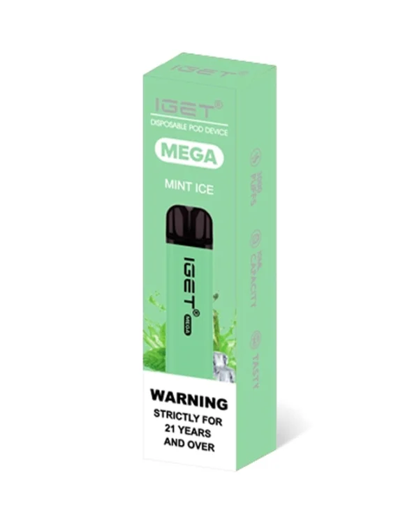 Mint Ice 3500 Puffs Disposable Vape IGET Mega - Image 2