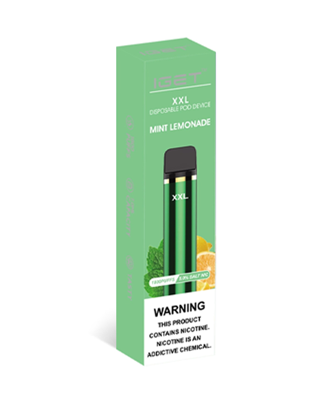 Mint Lemonade 1800 Puffs Disposable IGET XXL - Image 3