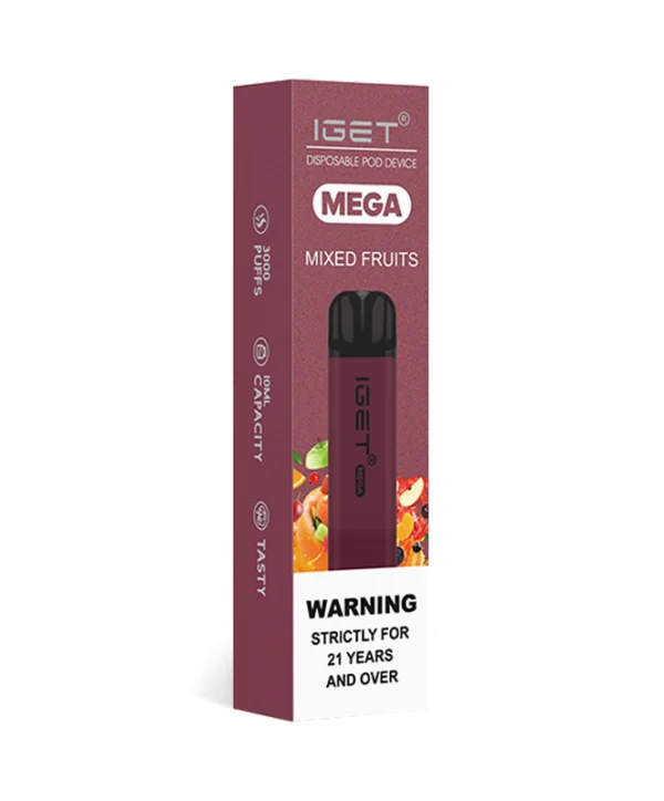Mixed Fruit 3500 Puffs Disposable Vape IGET Mega