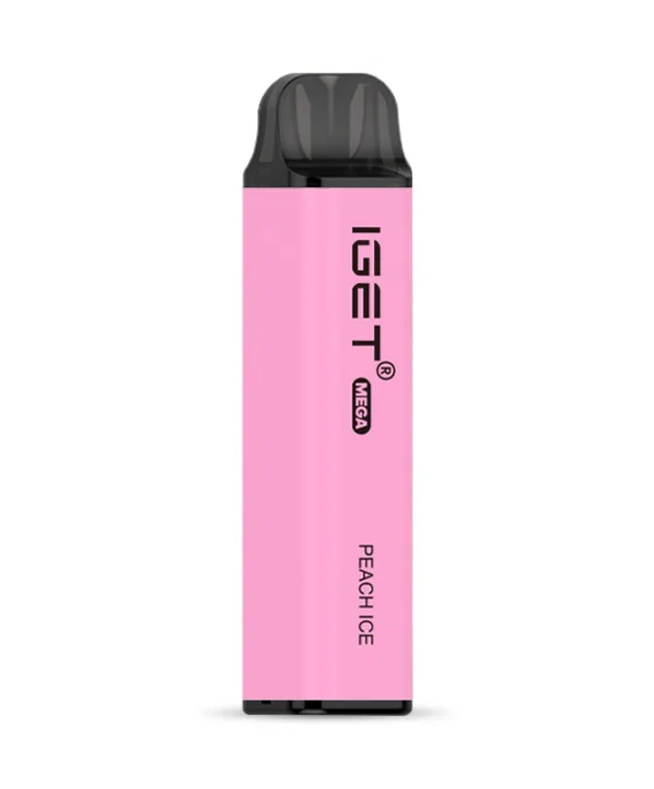 Peach Ice 3500 Puffs Disposable Vape IGET Mega