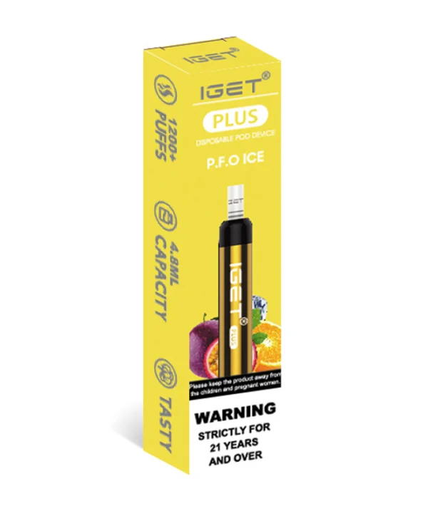 PFO Ice 1200 Puffs Disposable Vape IGET Plus