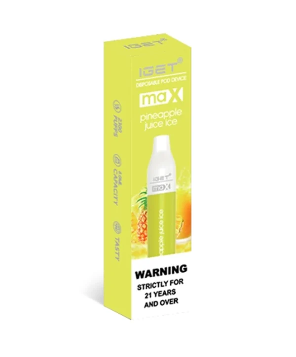 Pineapple Juice Ice 2200 Puffs Disposable Vape IGET Max - Image 2