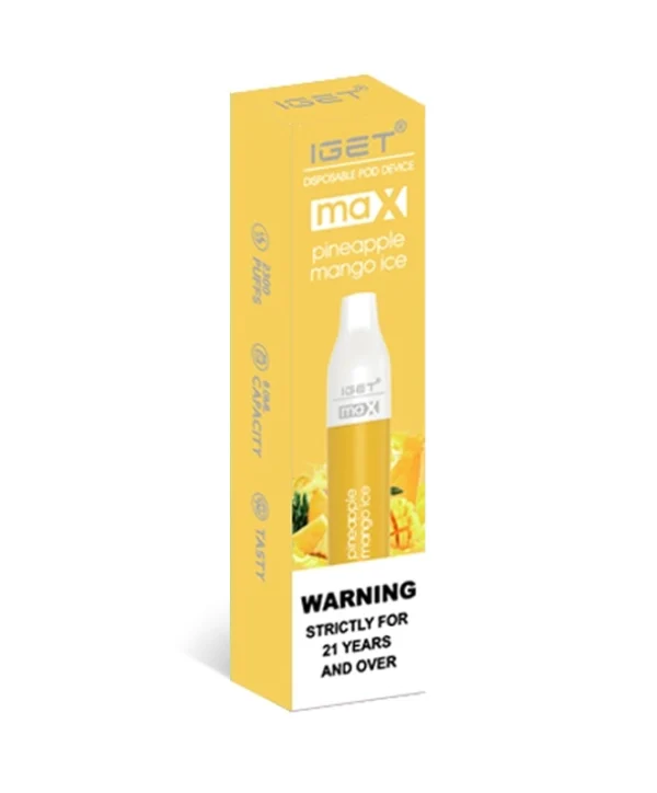 Pineapple Mango Ice 2200 Puffs Disposable Vape IGET Max - Image 2