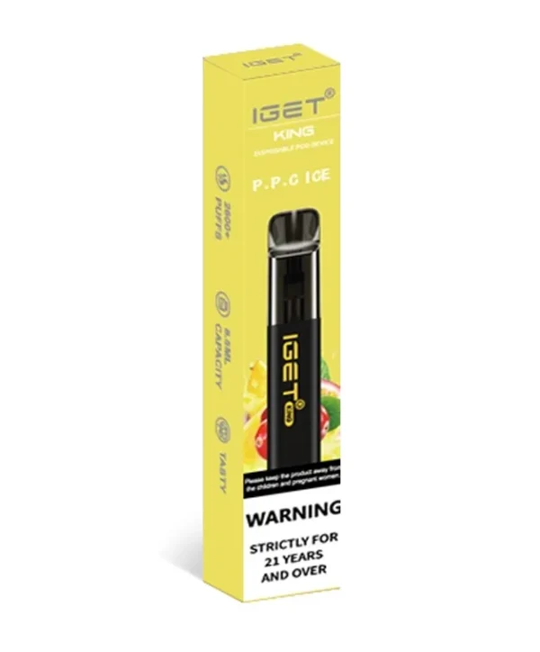 PPC Ice 2600 Puffs Disposable Vape IGET King - Image 2