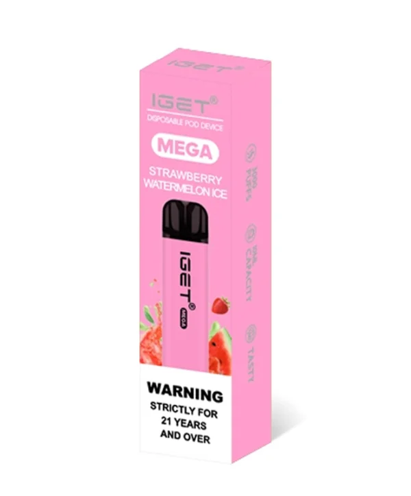 Strawberry Watermelon 3500 Puffs Disposable Vape IGET Mega