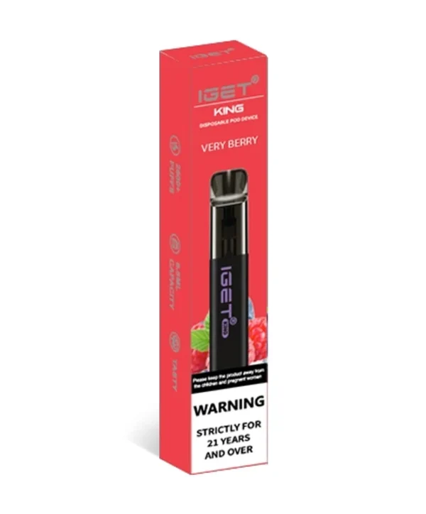 Very Berry 2600 Puffs Disposable Vape IGET King - Image 2