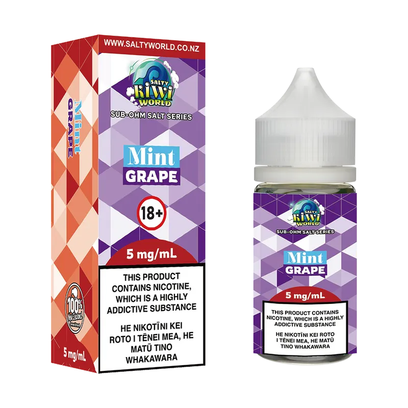 Mint Grape Sub-Ohm Nicotine Salt E-liquid
